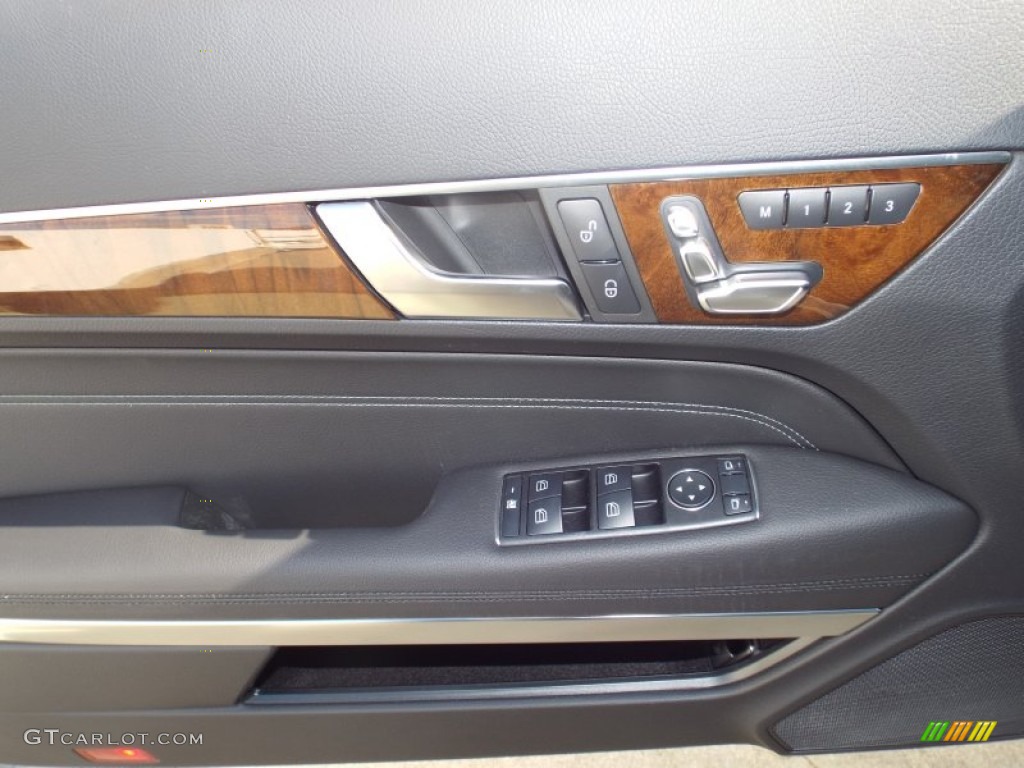 2014 E 350 Coupe - Diamond White Metallic / Black photo #6