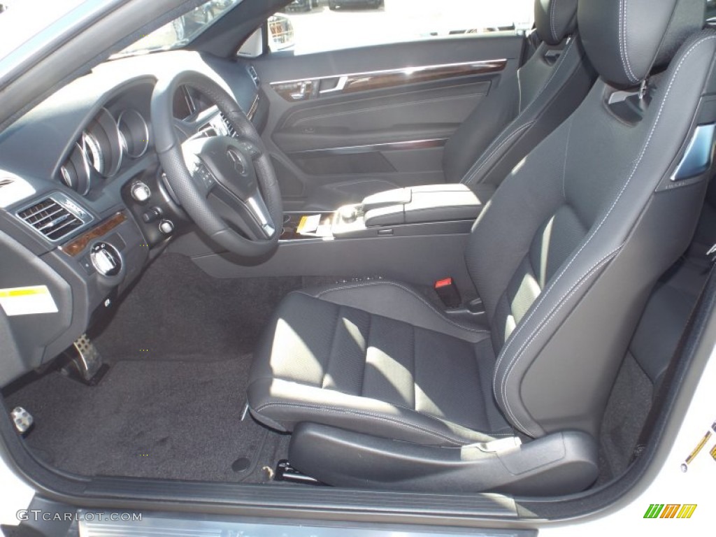 2014 E 350 Coupe - Diamond White Metallic / Black photo #7
