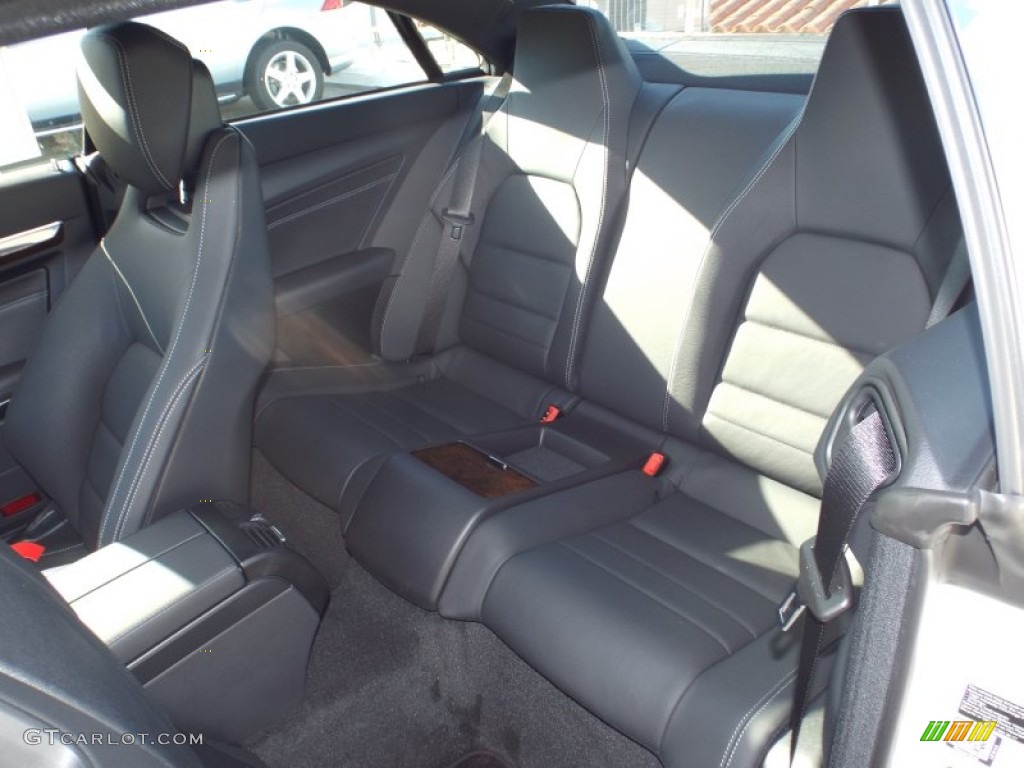 2014 E 350 Coupe - Diamond White Metallic / Black photo #8