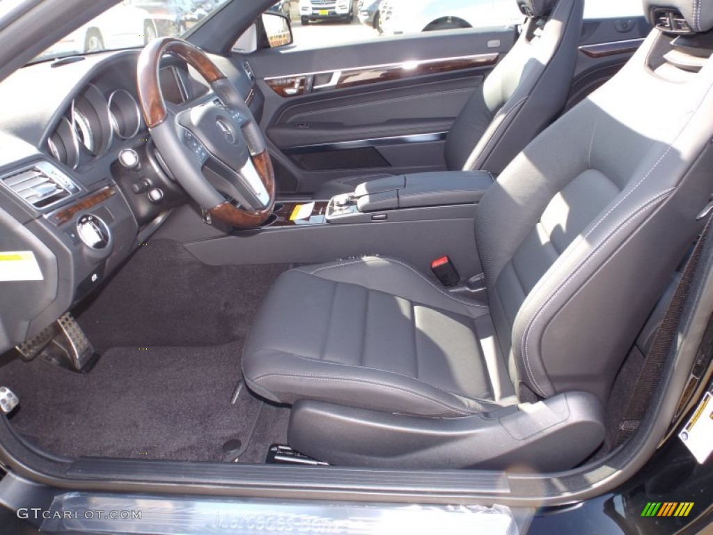 2014 E 550 Cabriolet - Black / Black photo #5