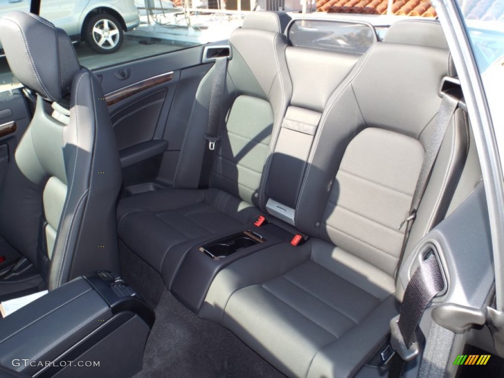 2014 E 550 Cabriolet - Black / Black photo #6