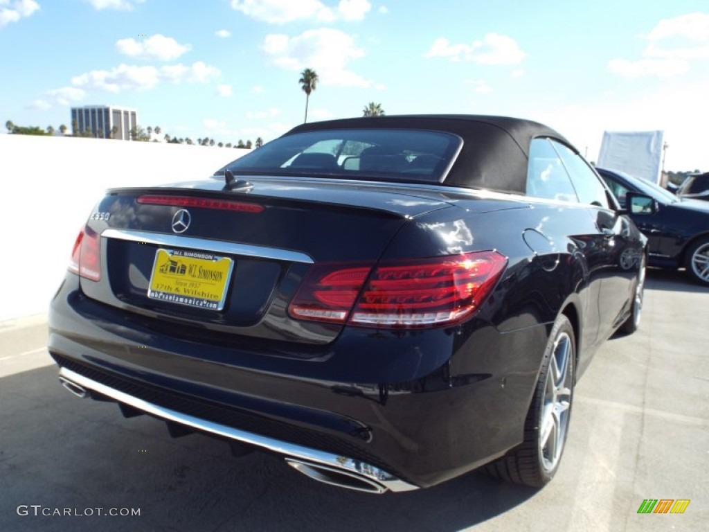 2014 E 550 Cabriolet - Black / Black photo #8