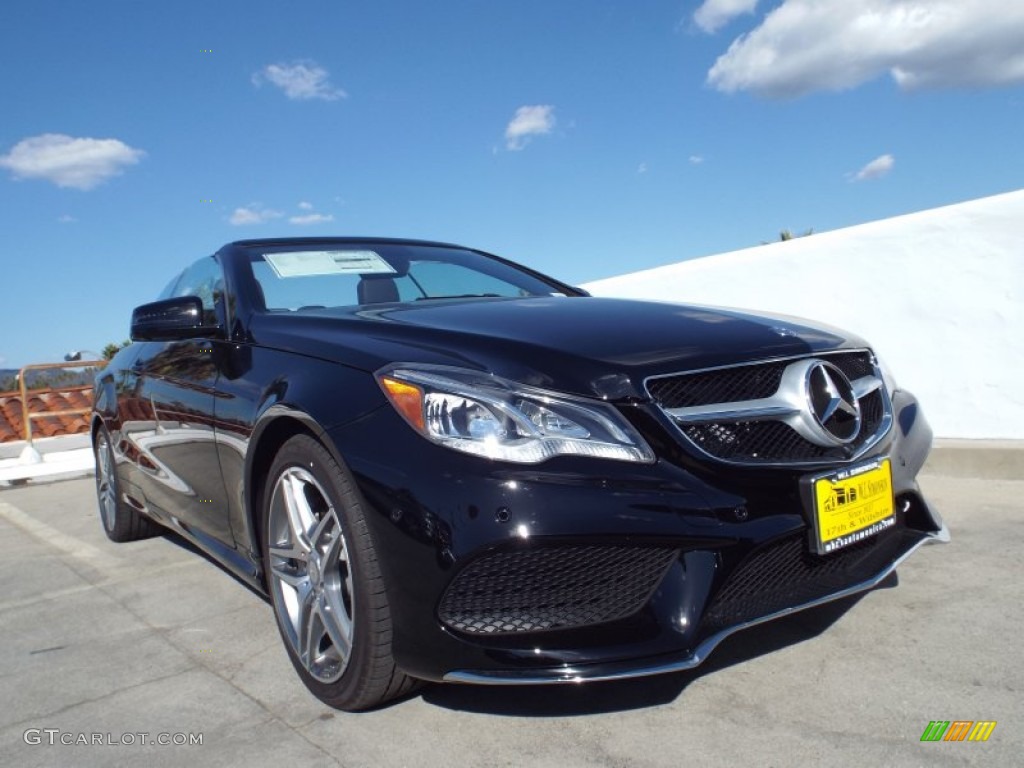 2014 E 550 Cabriolet - Black / Black photo #11