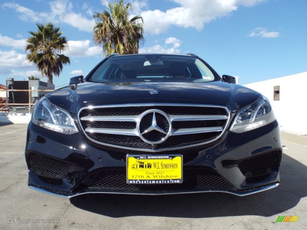 2014 E 350 4Matic Sport Wagon - Black / Black photo #2