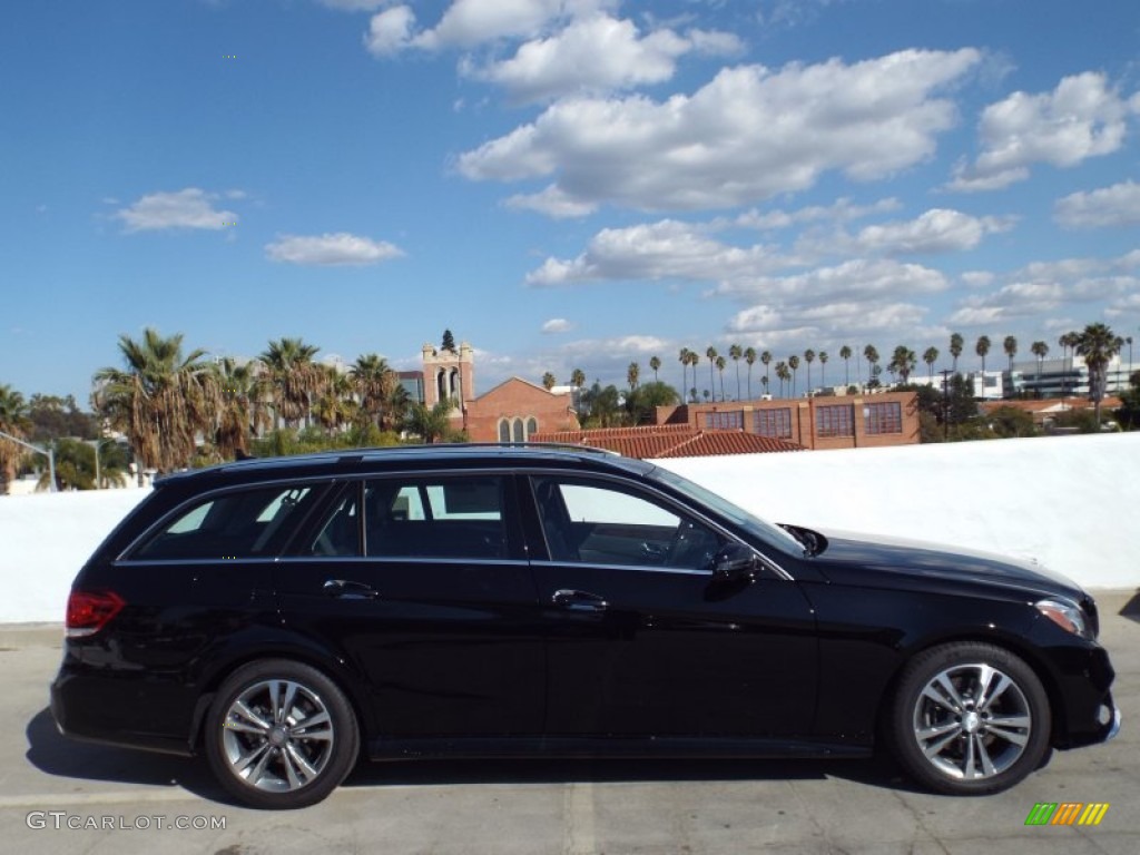 2014 E 350 4Matic Sport Wagon - Black / Black photo #3