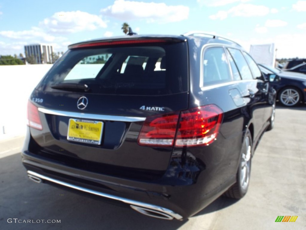 2014 E 350 4Matic Sport Wagon - Black / Black photo #4