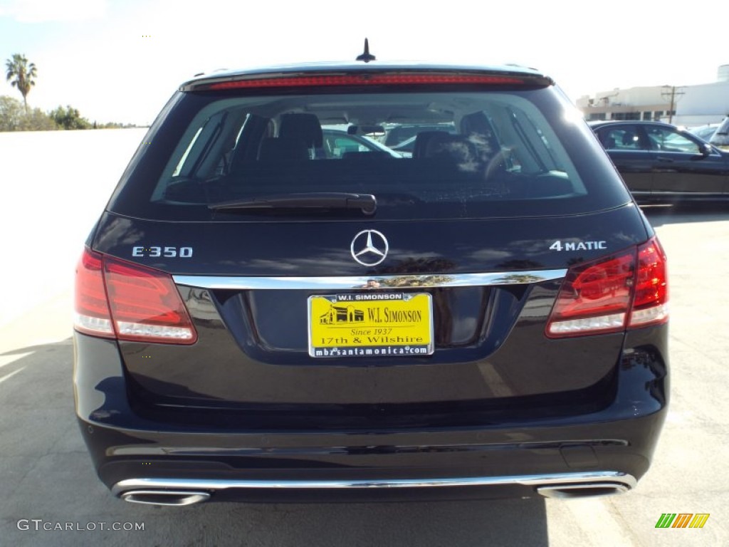 2014 E 350 4Matic Sport Wagon - Black / Black photo #5