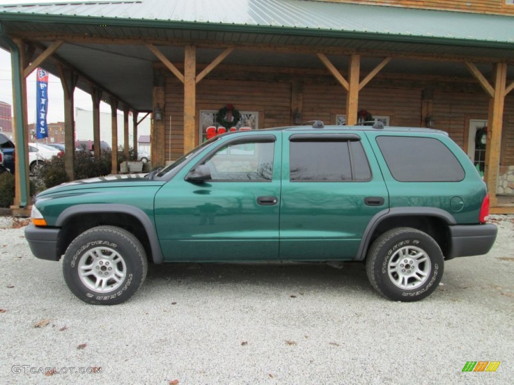 Timberline Green Pearlcoat 2003 Dodge Durango SXT 4x4 Exterior Photo #88539296