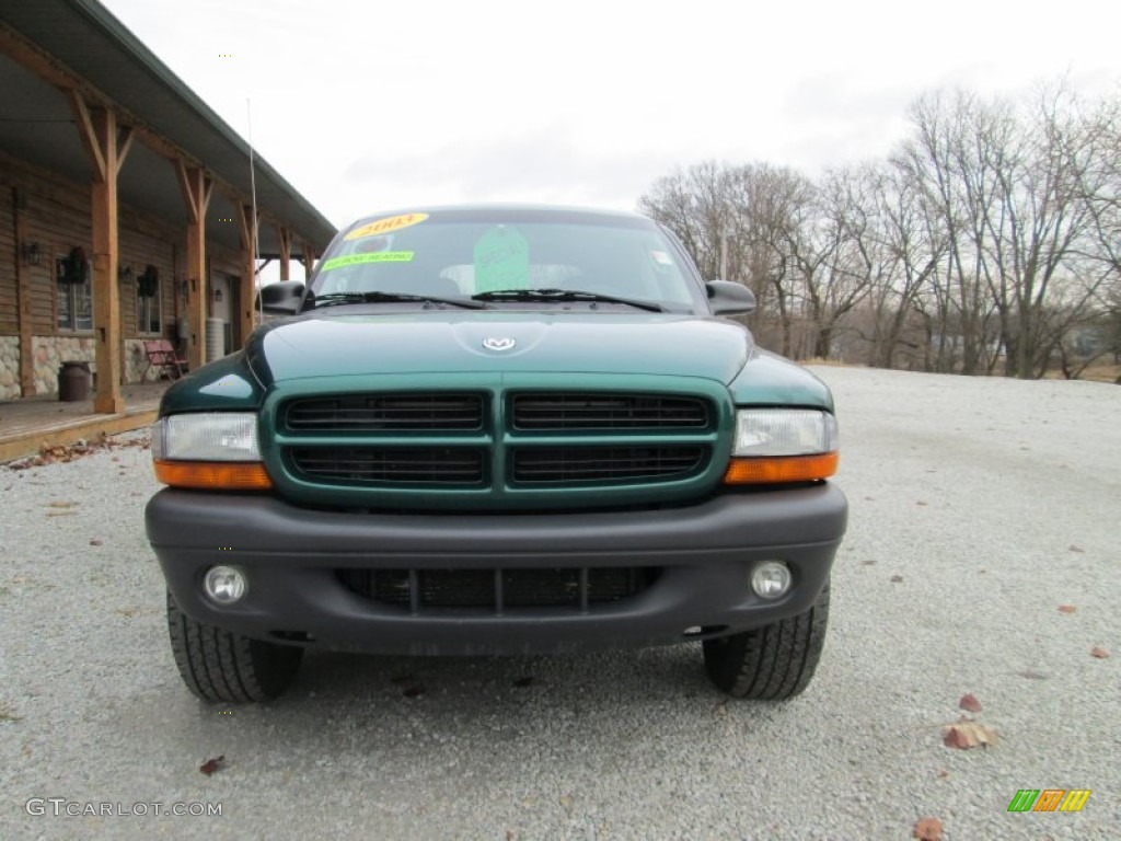 2003 Durango SXT 4x4 - Timberline Green Pearlcoat / Dark Slate Gray photo #3