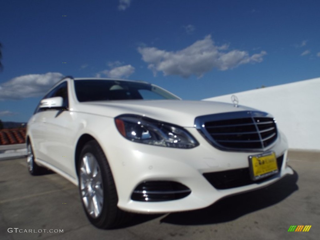 2014 E 350 4Matic Wagon - Diamond White Metallic / Black photo #11