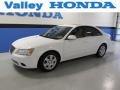 Powder White Pearl 2009 Hyundai Sonata GLS V6