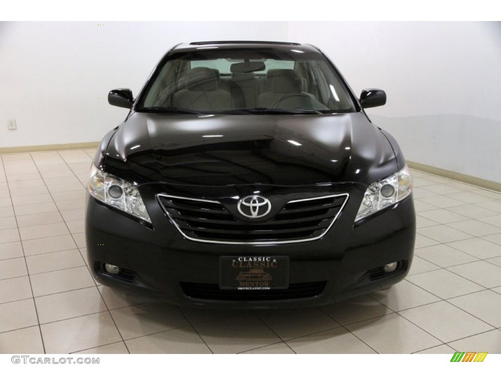 2007 Camry XLE - Black / Bisque photo #2