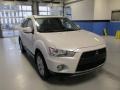 2012 Diamond White Pearl Mitsubishi Outlander GT S AWD  photo #5