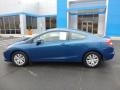 Dyno Blue Pearl - Civic LX Coupe Photo No. 2