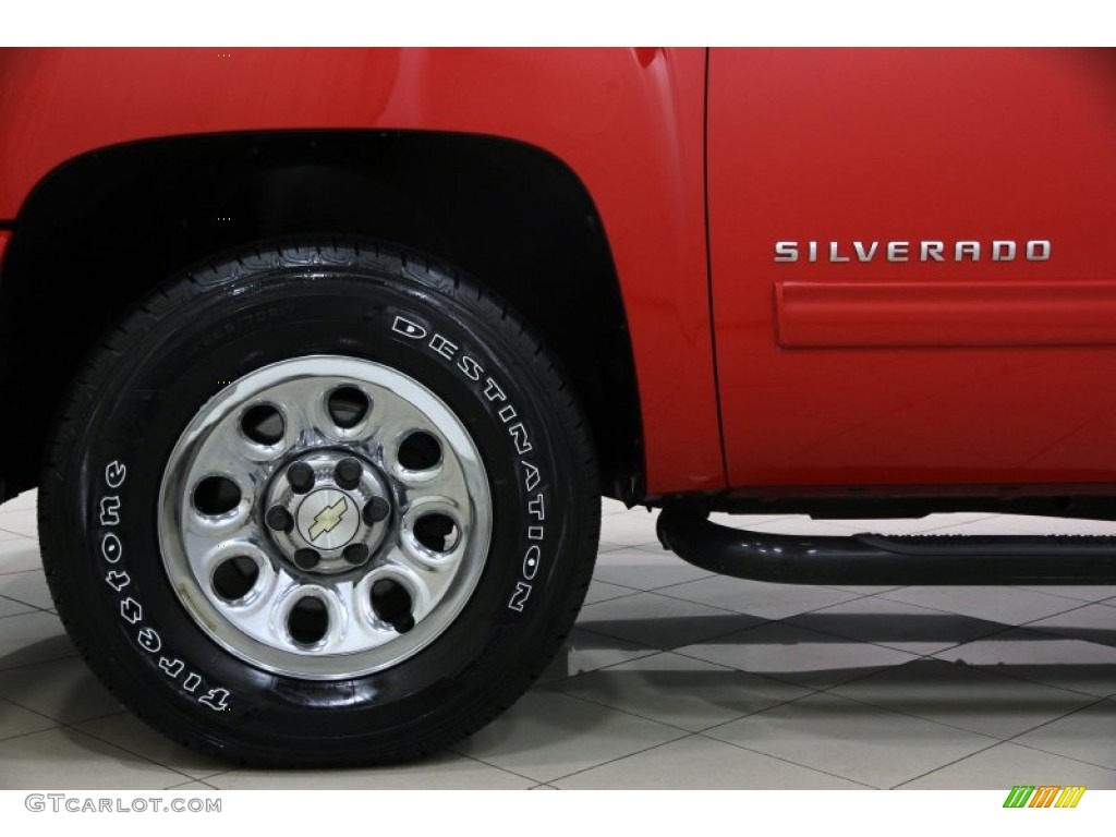 2010 Silverado 1500 LT Extended Cab 4x4 - Victory Red / Ebony photo #14