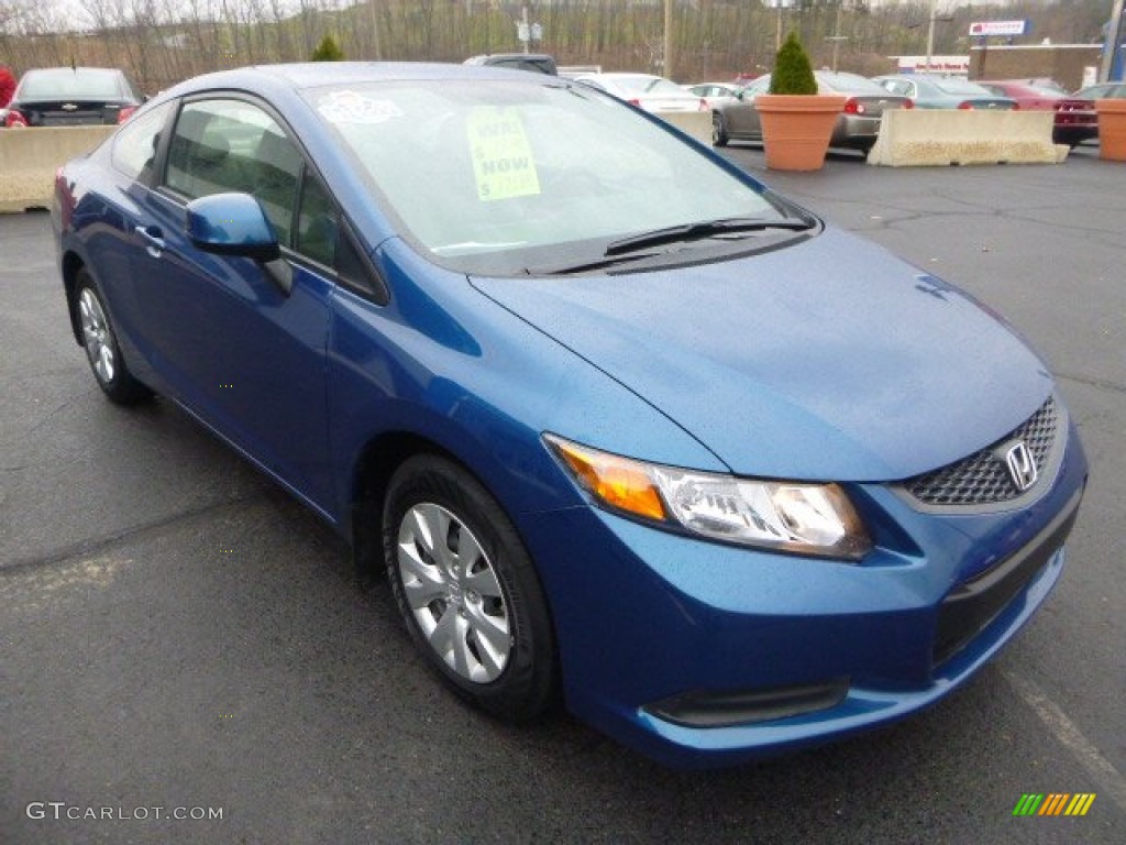 Dyno Blue Pearl 2012 Honda Civic LX Coupe Exterior Photo #88542491