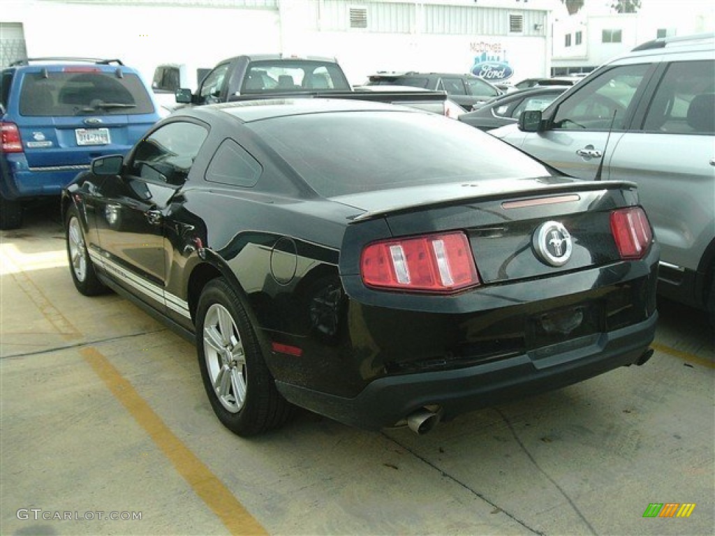 2011 Mustang V6 Coupe - Ebony Black / Charcoal Black photo #2