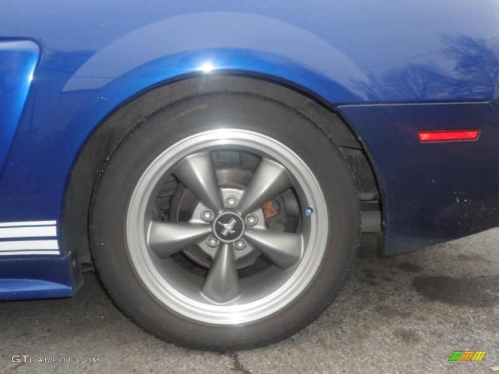 2004 Mustang GT Convertible - Sonic Blue Metallic / Medium Graphite photo #4