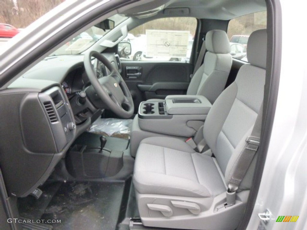 2014 Silverado 1500 WT Regular Cab 4x4 - Silver Ice Metallic / Jet Black/Dark Ash photo #10