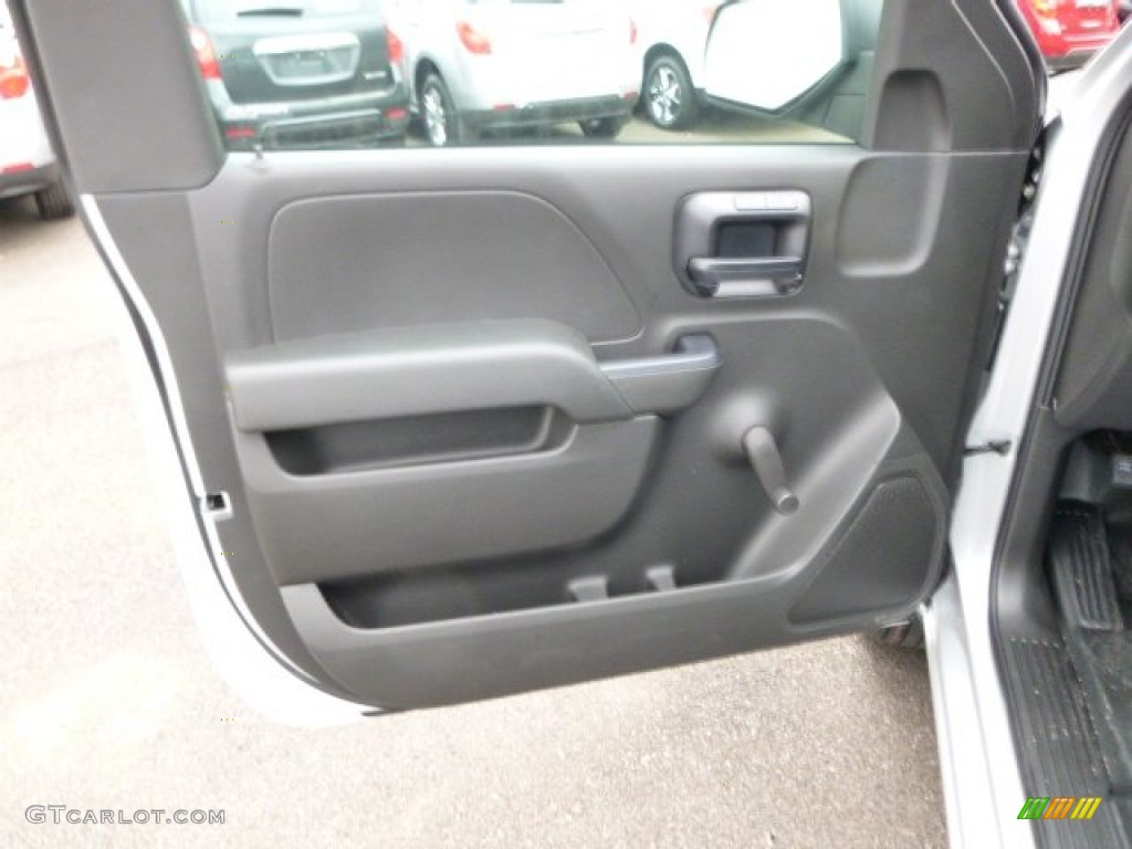 2014 Silverado 1500 WT Regular Cab 4x4 - Silver Ice Metallic / Jet Black/Dark Ash photo #12