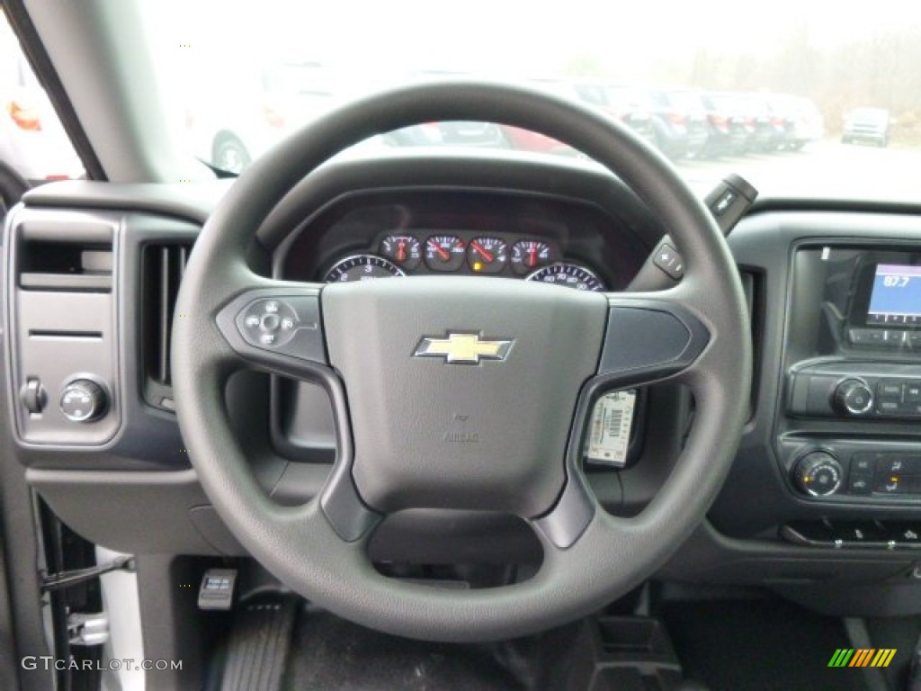 2014 Silverado 1500 WT Regular Cab 4x4 - Silver Ice Metallic / Jet Black/Dark Ash photo #16