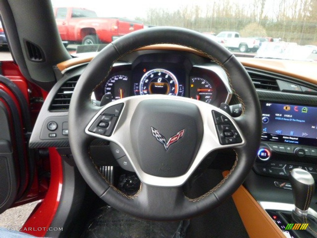 2014 Chevrolet Corvette Stingray Coupe Kalahari Steering Wheel Photo #88544072