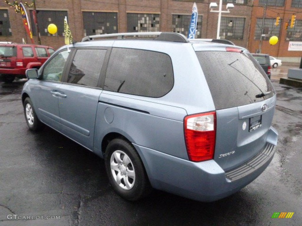 2008 Sedona LX - Glacier Blue Metallic / Gray photo #6
