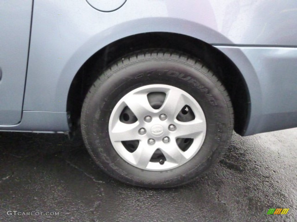 2008 Sedona LX - Glacier Blue Metallic / Gray photo #9