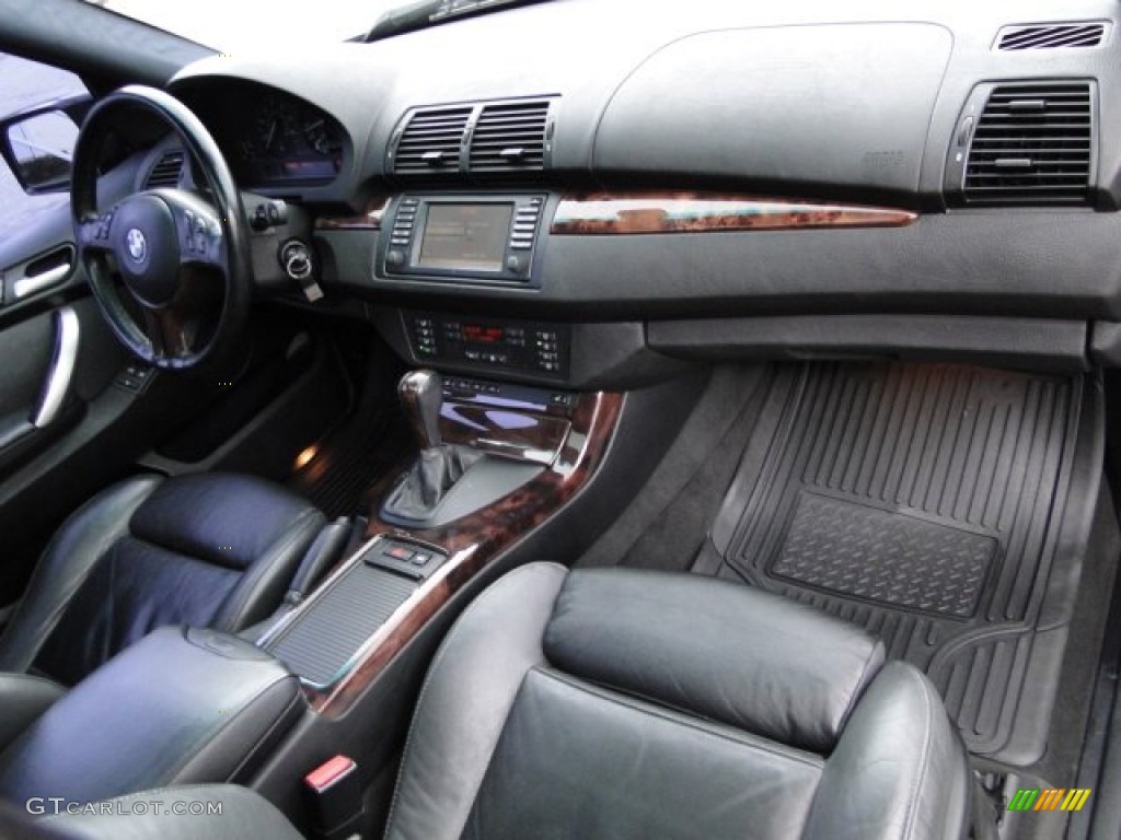 Black Interior 2001 BMW X5 4.4i Photo #88545356