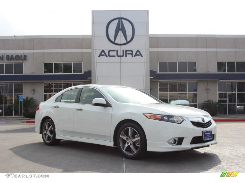 2014 TSX Special Edition Sedan - Bellanova White Pearl / Ebony photo #1