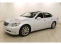 Opaline Silver Pearl 2008 Lexus LS 460 Exterior