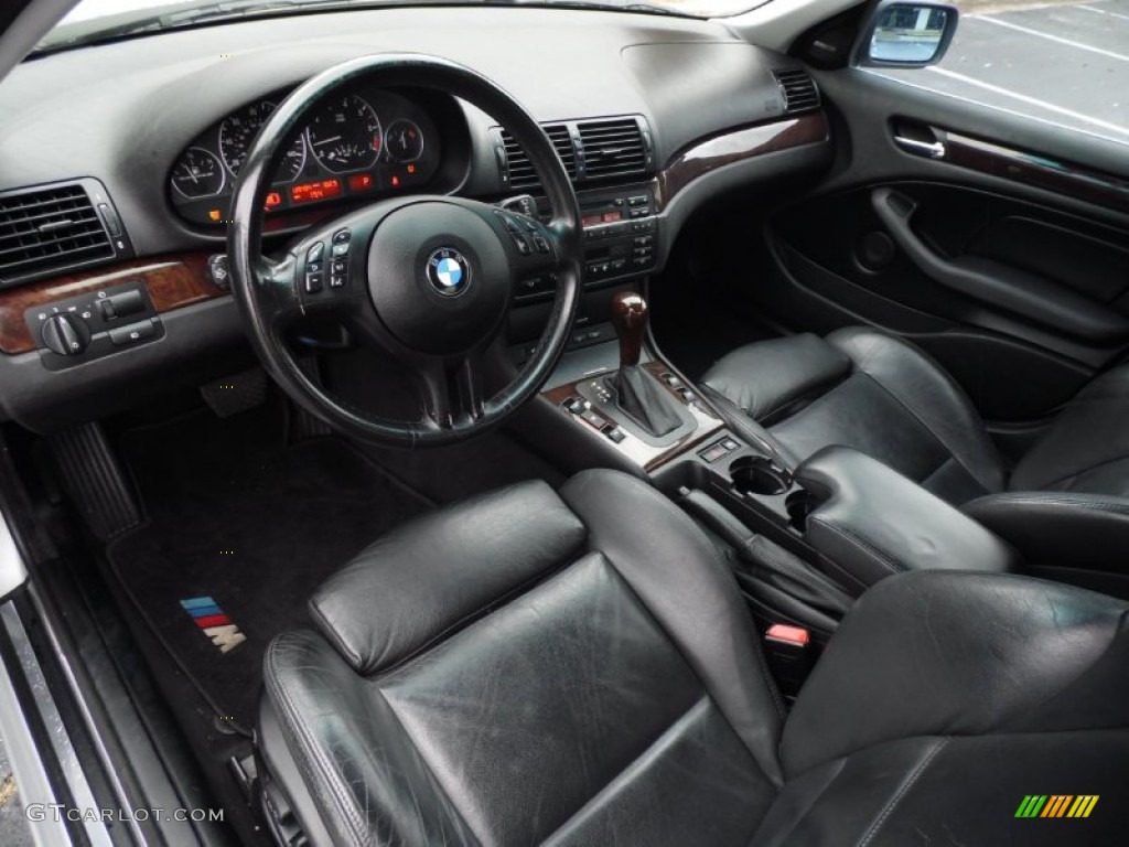 Black Interior 2003 BMW 3 Series 330xi Sedan Photo #88546511