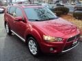 Rally Red Metallic 2010 Mitsubishi Outlander SE 4WD