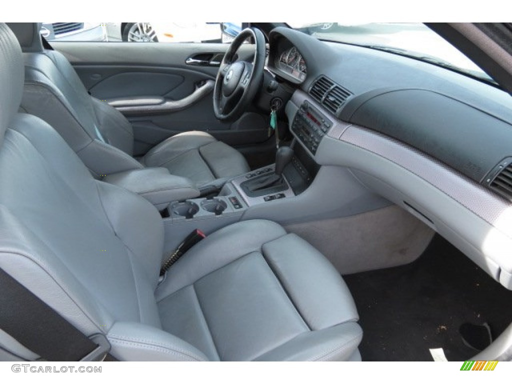2005 BMW 3 Series 330i Convertible Grey Dashboard Photo #88547837