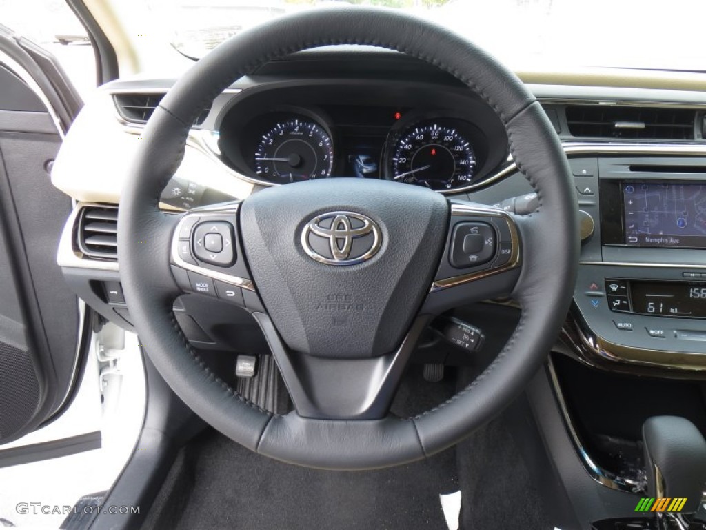 2014 Toyota Avalon XLE Premium Almond Steering Wheel Photo #88548044