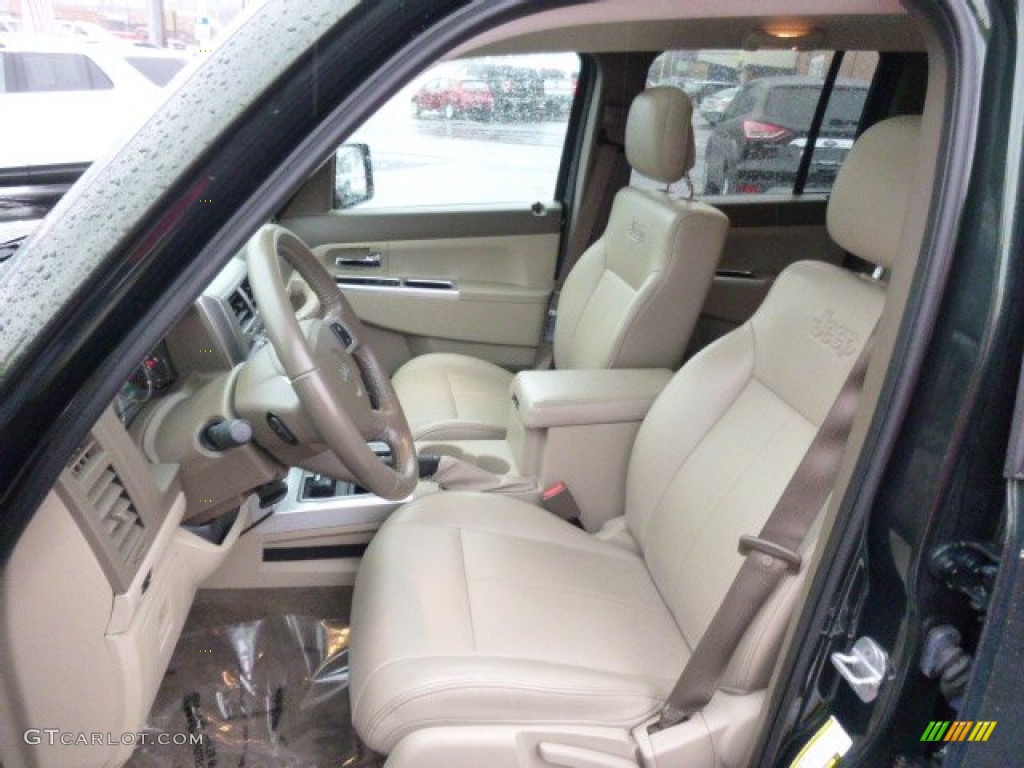 Pastel Pebble Beige Interior 2010 Jeep Liberty Limited 4x4 Photo #88548350