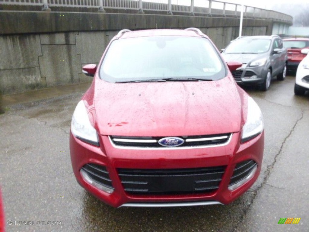 2014 Escape Titanium 2.0L EcoBoost 4WD - Ruby Red / Charcoal Black photo #3