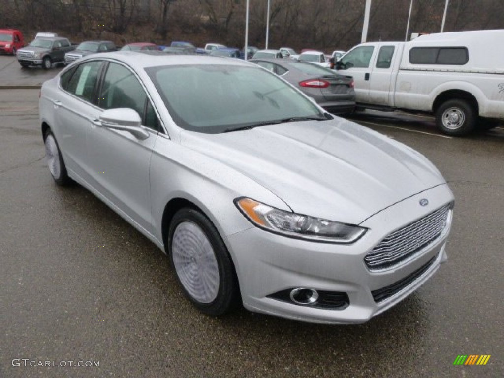 2014 Fusion Titanium AWD - Ingot Silver / Charcoal Black photo #2