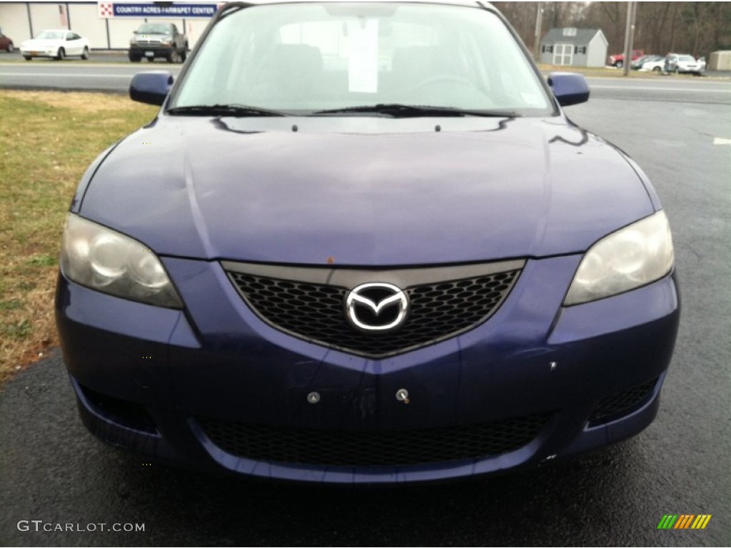 2005 MAZDA3 i Sedan - Strato Blue Mica / Black photo #2