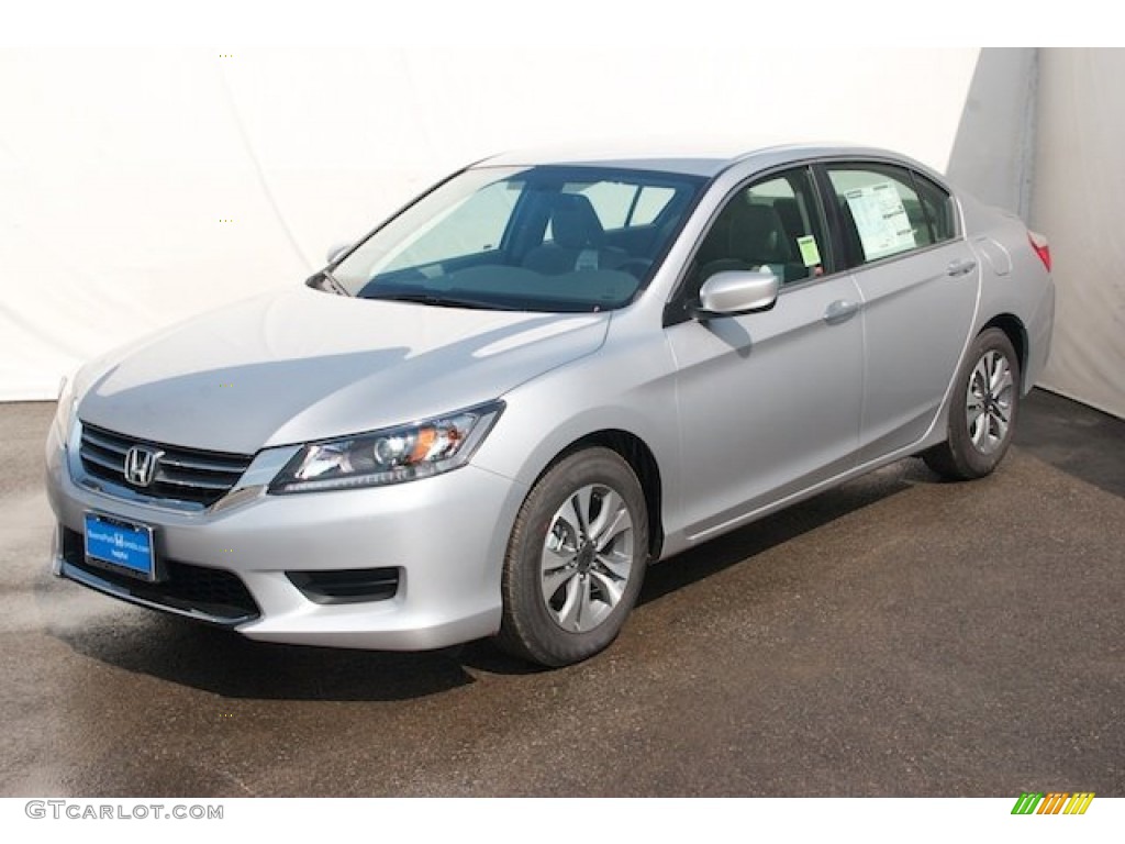 2014 Accord LX Sedan - Alabaster Silver Metallic / Gray photo #3