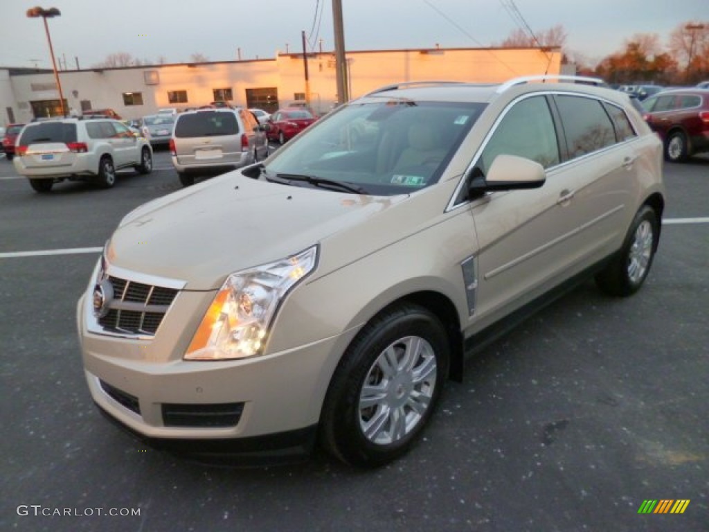 2011 SRX 4 V6 AWD - Gold Mist Metallic / Shale/Brownstone photo #3