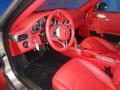 Carrera Red Natural Leather Prime Interior Photo for 2012 Porsche 911 #88553383