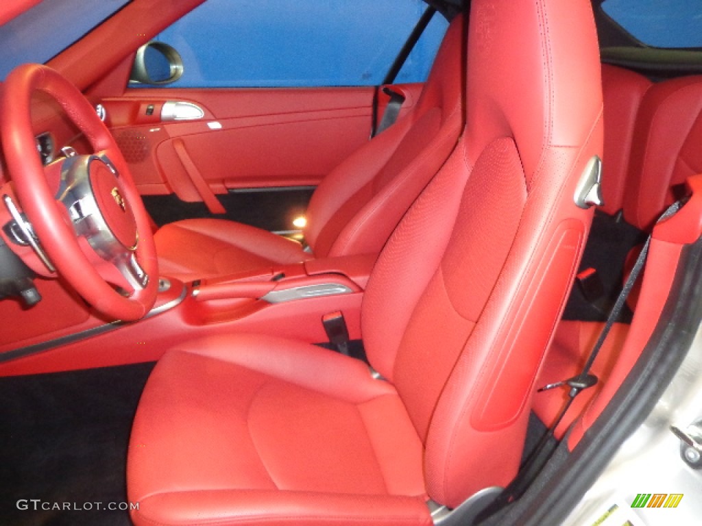 2012 911 Carrera GTS Cabriolet - Platinum Silver Metallic / Carrera Red Natural Leather photo #19