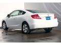 2013 White Orchid Pearl Honda Civic LX Coupe  photo #2