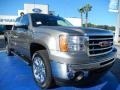 2013 Steel Gray Metallic GMC Sierra 1500 SLE Crew Cab 4x4  photo #8