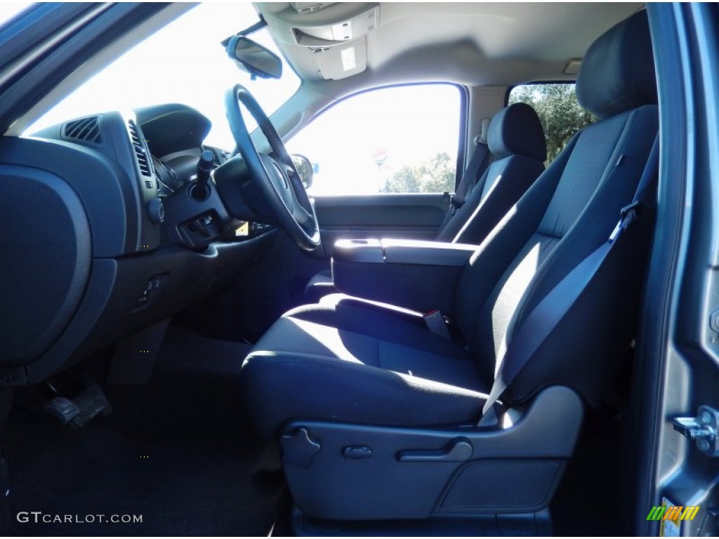 2013 Sierra 1500 SLE Crew Cab 4x4 - Steel Gray Metallic / Ebony photo #13