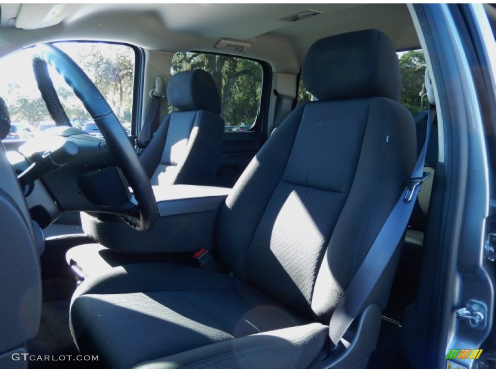 2013 Sierra 1500 SLE Crew Cab 4x4 - Steel Gray Metallic / Ebony photo #14