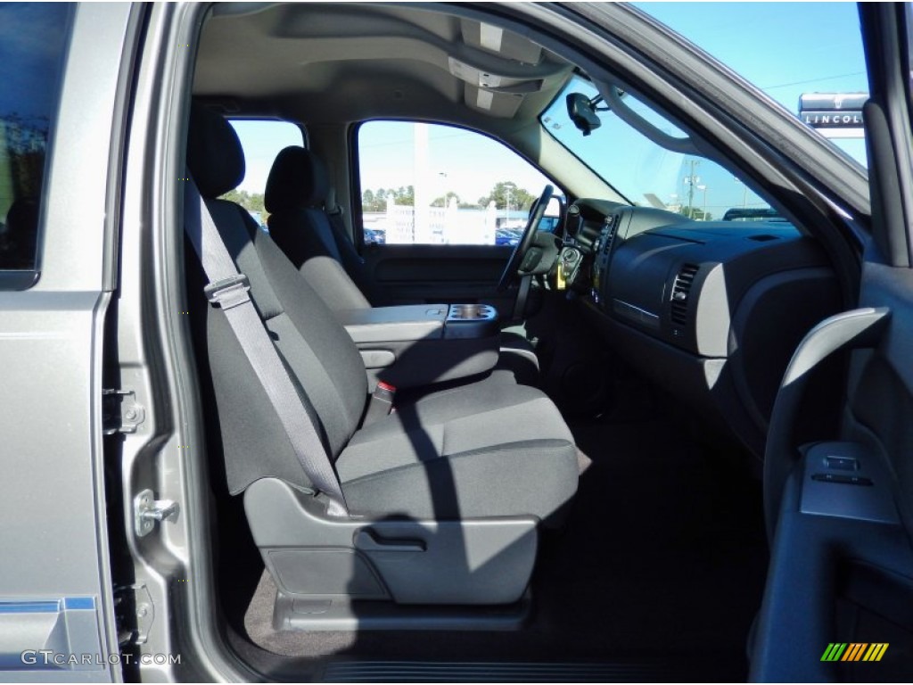 2013 Sierra 1500 SLE Crew Cab 4x4 - Steel Gray Metallic / Ebony photo #18