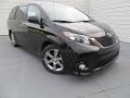 Black 2014 Toyota Sienna SE Exterior