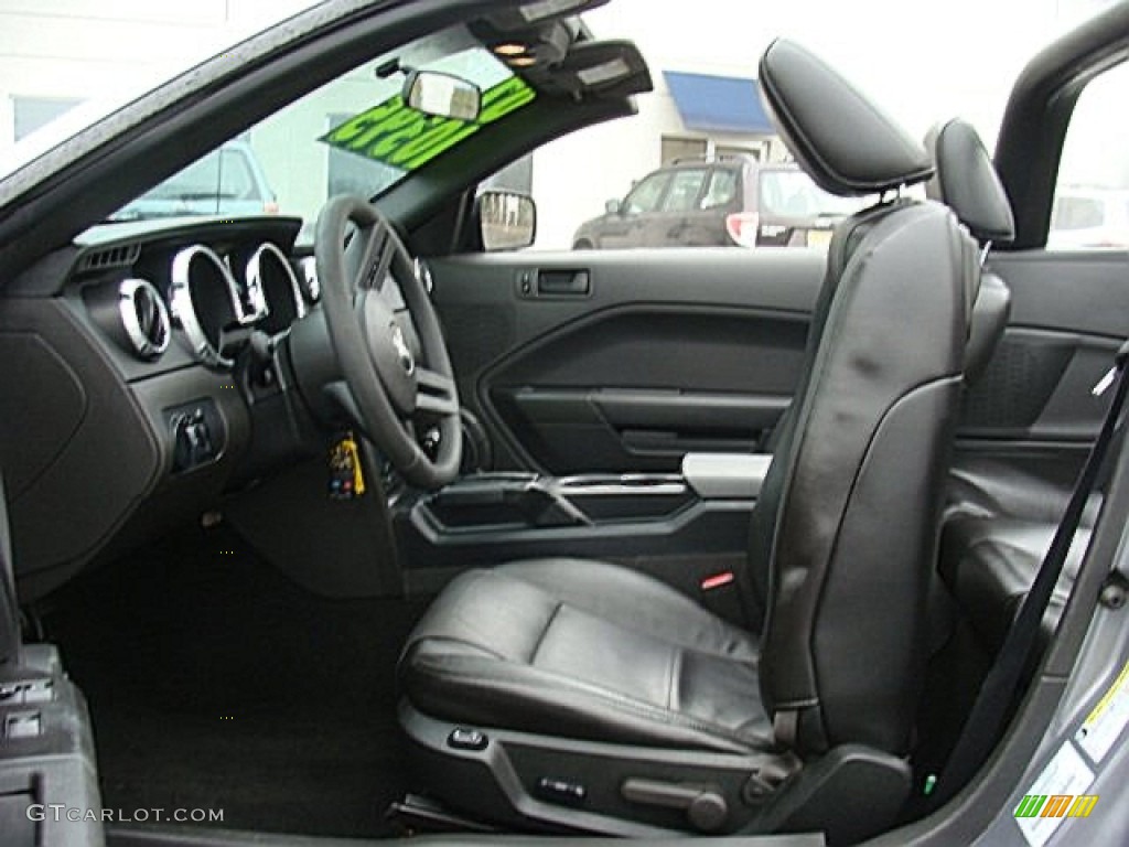 2007 Mustang V6 Premium Convertible - Tungsten Grey Metallic / Dark Charcoal photo #18